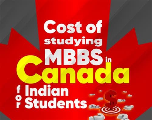 Cost of studying MBBS in Canada for Indian Students
