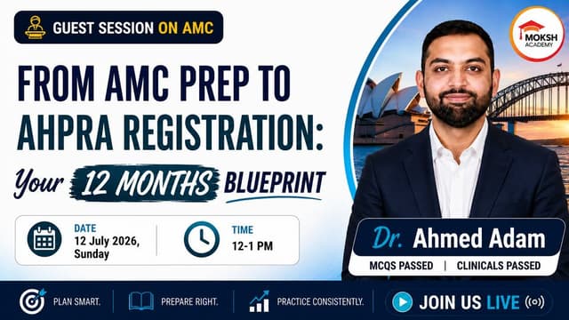 From AMC Prep to AHPRA Registration: Your 12 months Blueprint