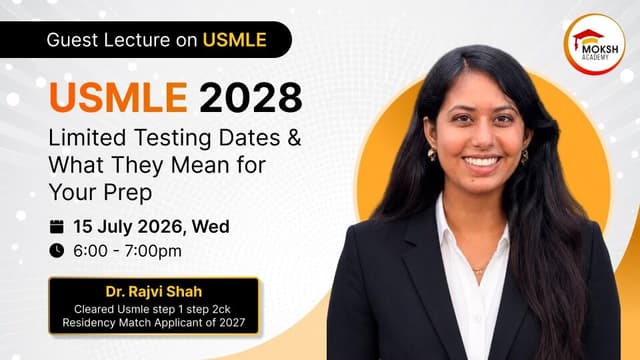 USMLE 2028: Limited Testing Dates & What They Mean for Your Prep