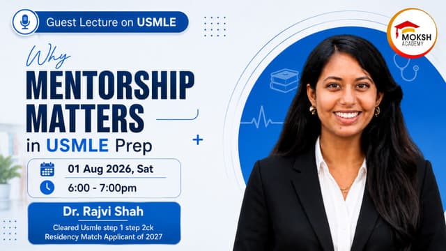 Why Mentorship Matters in USMLE Prep