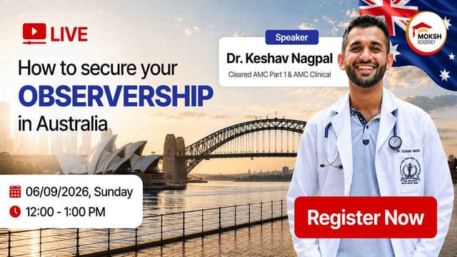How to secure your Observership in Australia?