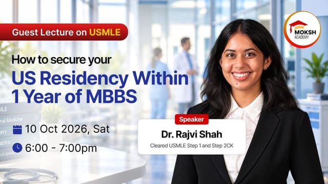 How to secure your US Residency within 1 year of MBBS