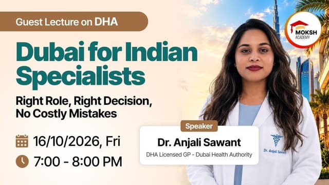 Dubai for Indian Specialists: Right Role, Right Decision, No Costly Mistakes