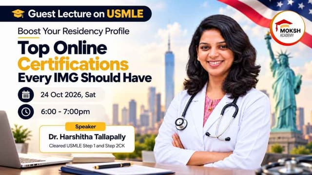 Boost Your Residency Profile: Top Online Certifications Every IMG Should Have