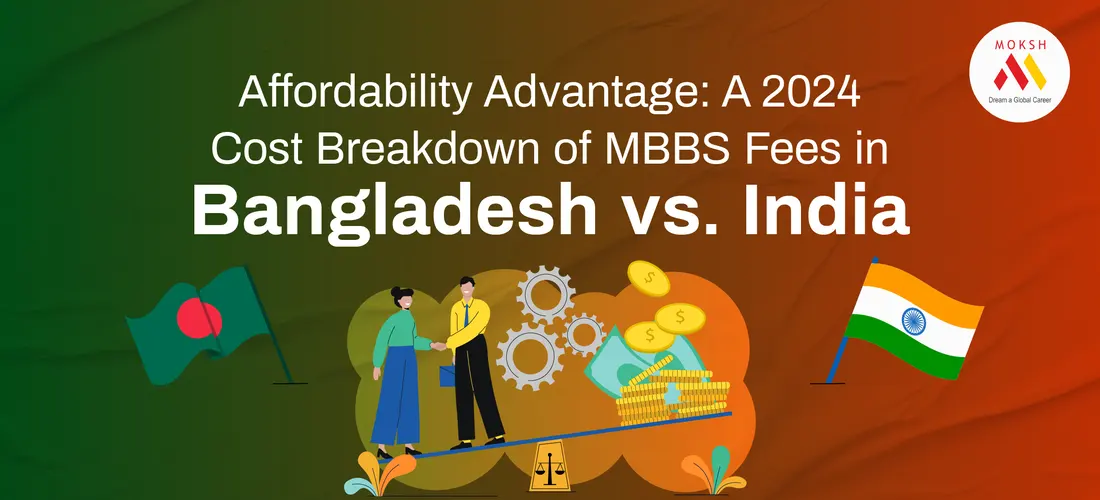 Affordability Advantage: A 2024 Cost Breakdown of MBBS Fees in Bangladesh vs. India