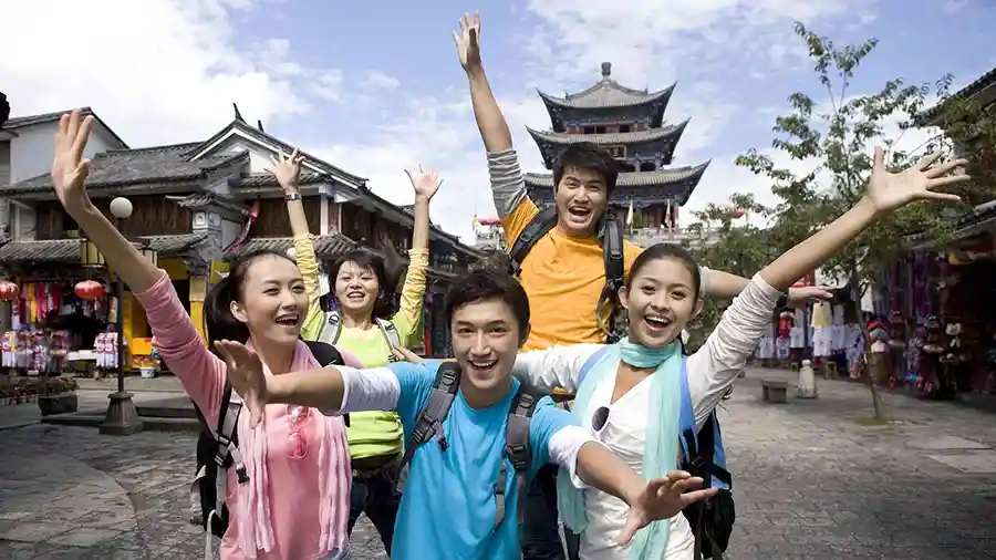 Youth travel in china